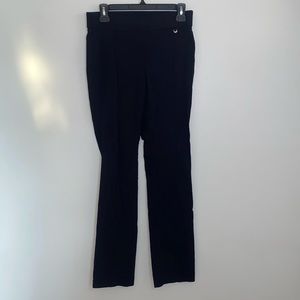 Rafaella Black Straight Leg Pants